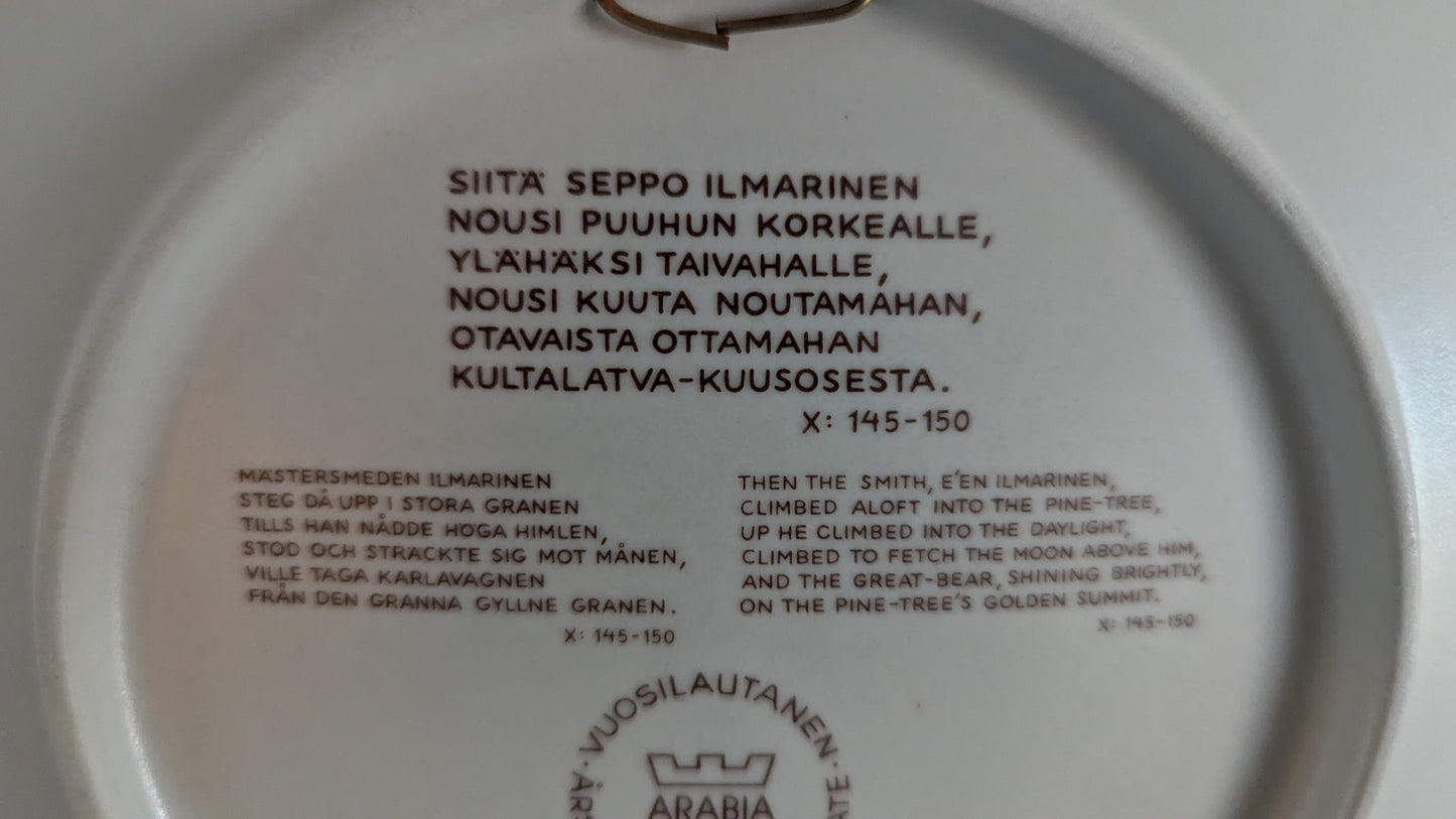 Arabia Kalevala Vuosilautanen 1987 (Raija Uosikkinen)