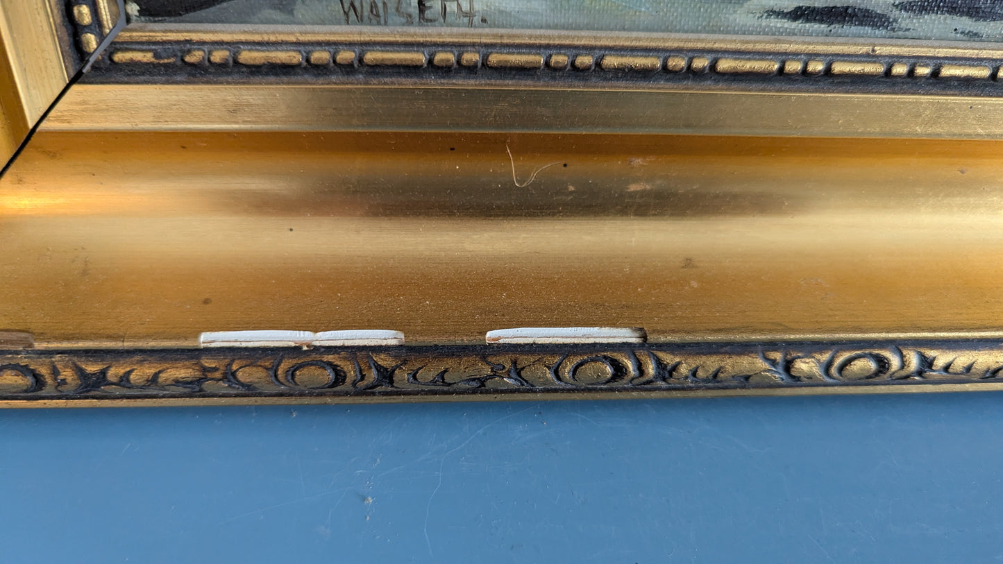 Niels Walseth - Signeerattu Öljyvärimaalaus