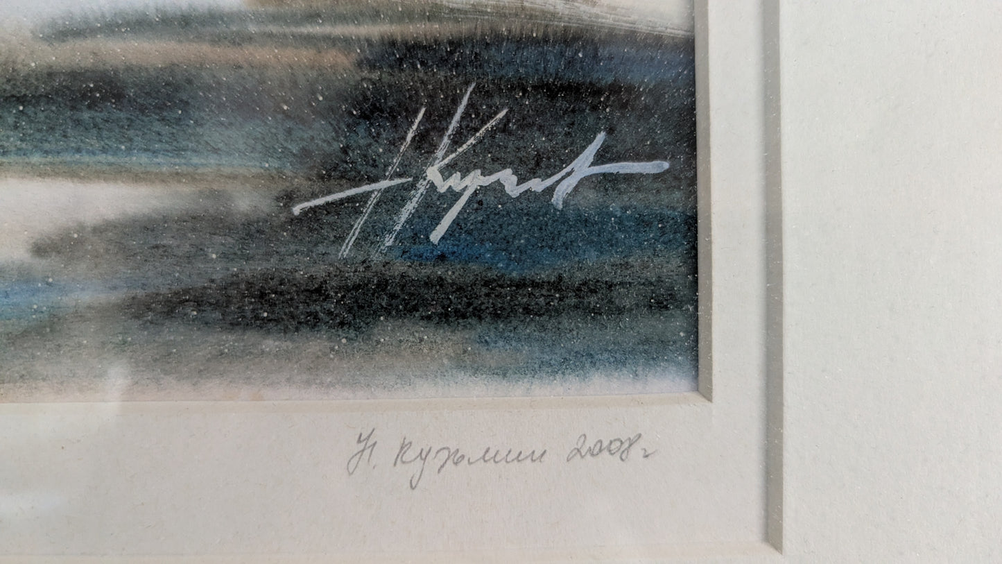 Kristuksen Ylösnousemuksen Katedraali Pietari (Signeerattu Grafiikka 2008)
