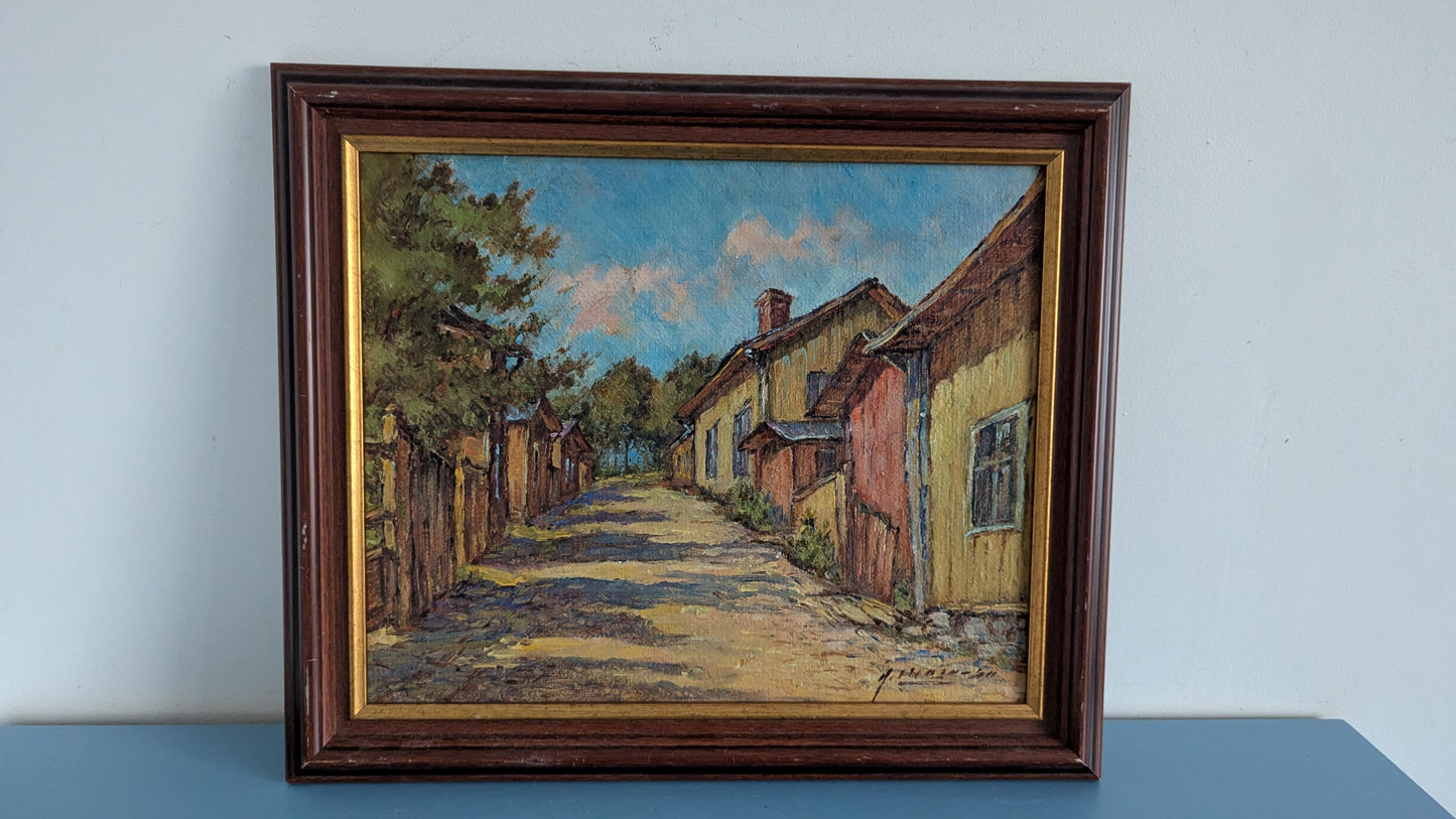 Signeerattu Öljyvärimaalaus