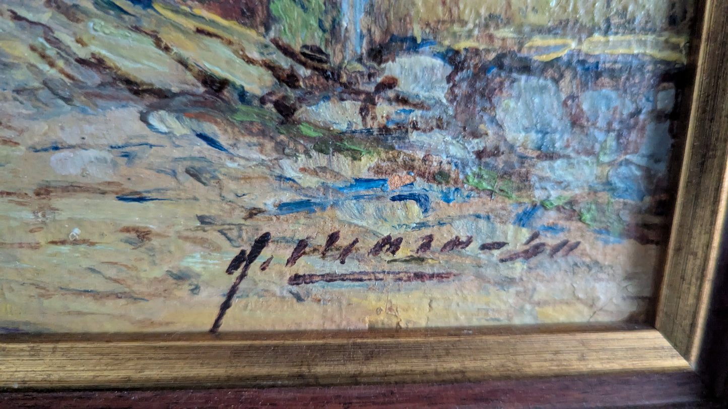 Signeerattu Öljyvärimaalaus