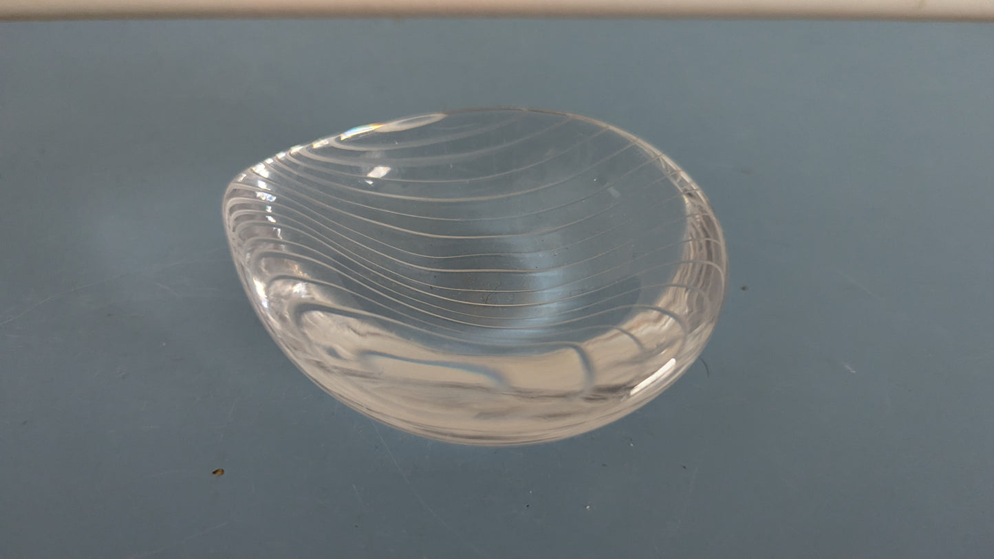 Iittala - Viivahiottu Malja (1956, Signeerattu, Tapio Wirkkala)
