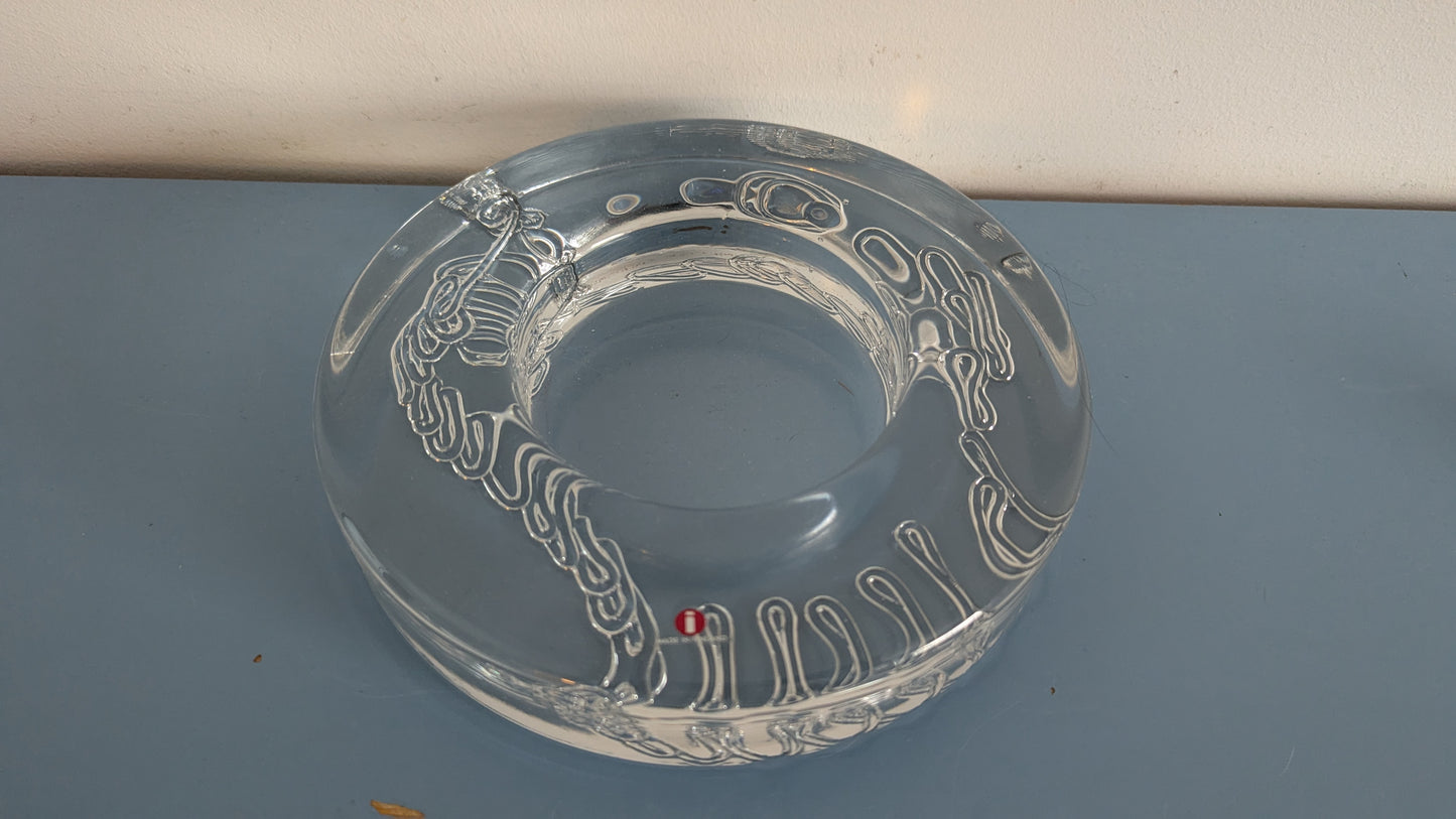 Iittala Arkipelago Kynttilänalunen / Tuhkis (1978-1999, Timo Sarpaneva)