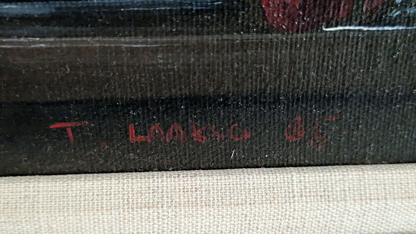 Terry Laakso - Signeerattu Öljyvärimaalaus (1985)