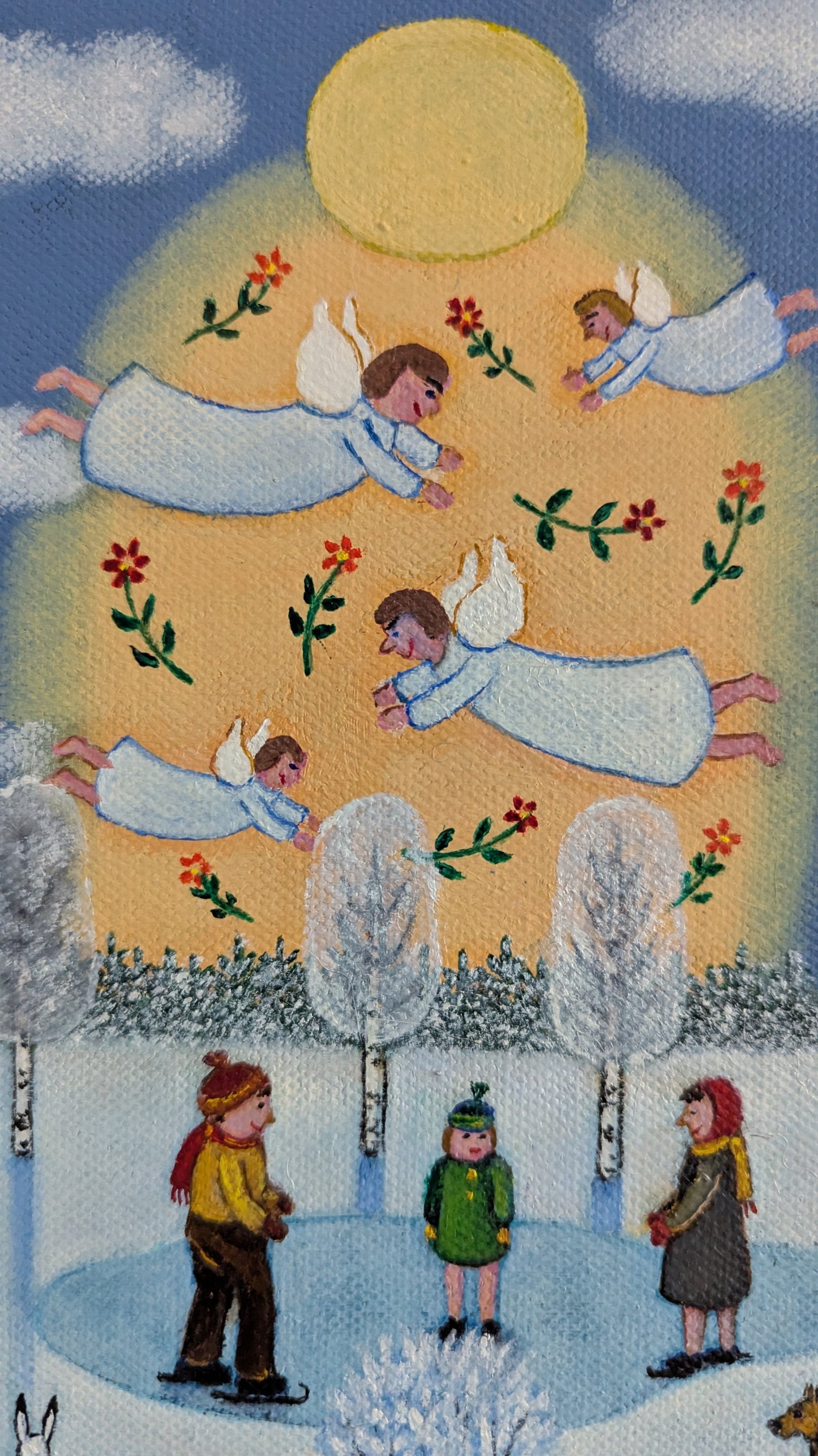 Anita Backlund -  Suojeluksessa (Signeerattu Öljyvärimaalaus 2025)