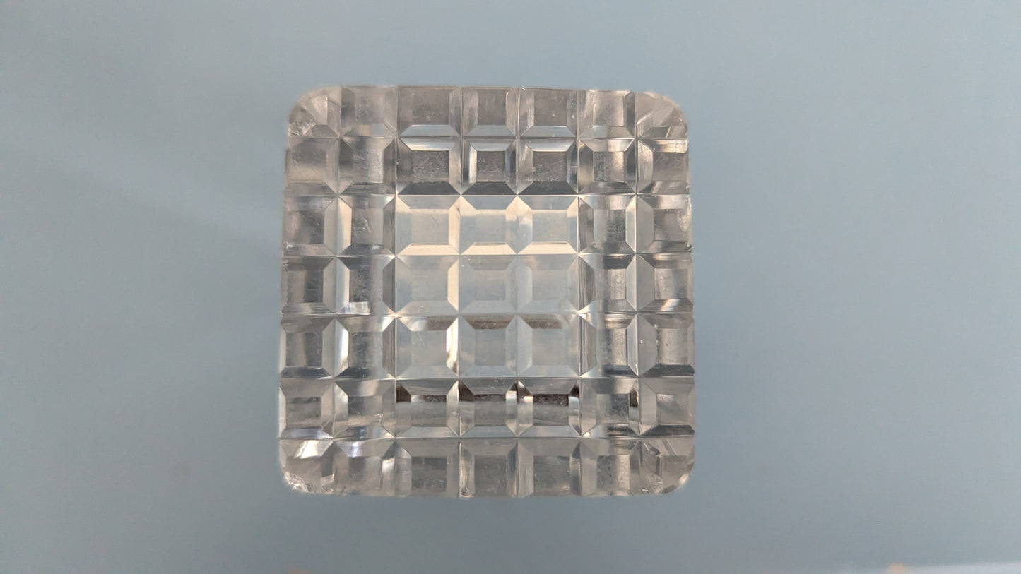 Nuutajärvi 1422/K571 Kristallimaljakko / Maljakko (1959, Saara Hopea)