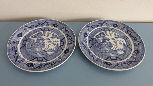 Arabia Willow Leivoslautanen / Leipälautanen (2kpl, 1893-1933)