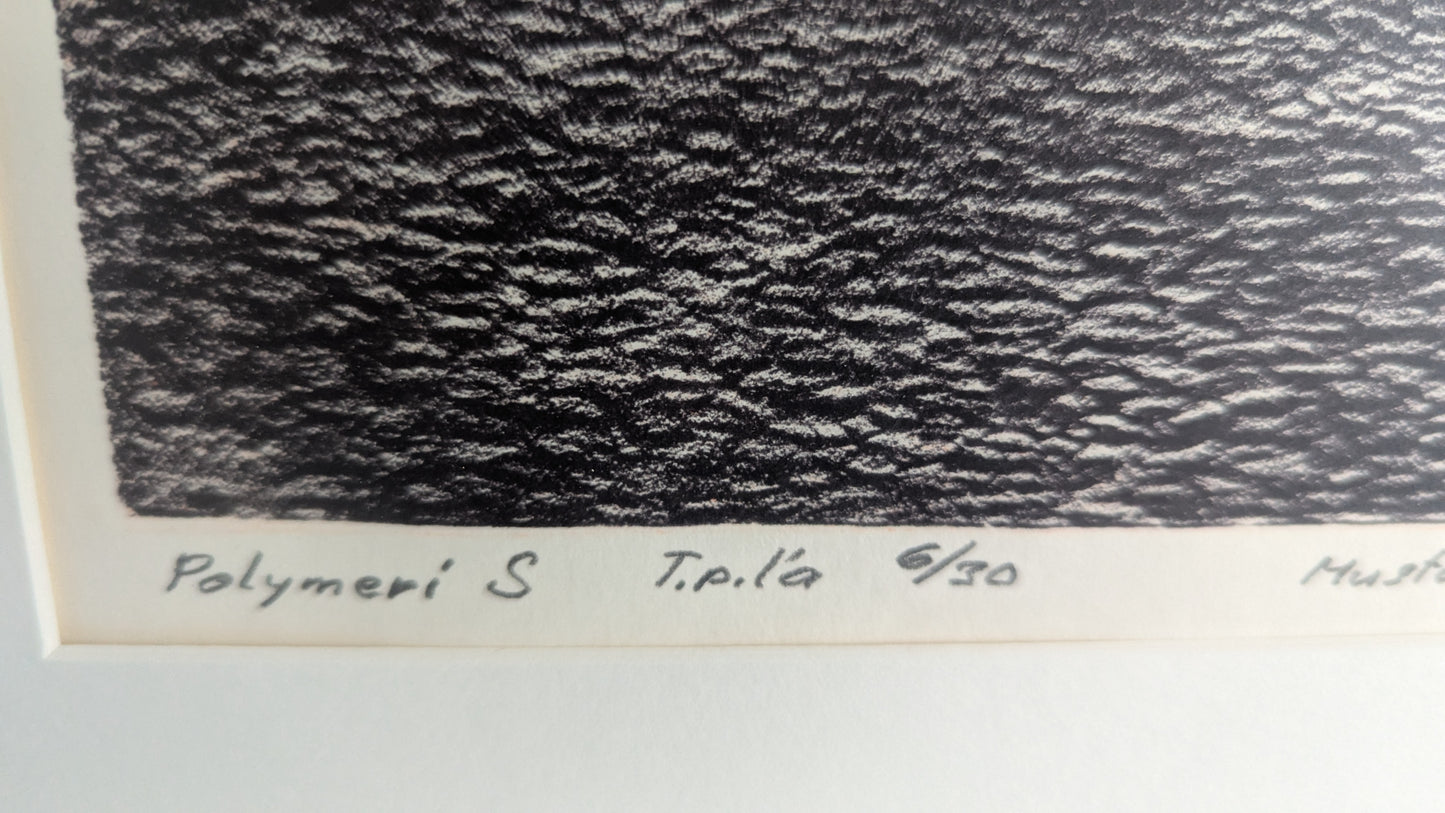 Matti Karkia - Mustalahti 1959 (Signeerattu Polymeerigrafiikka 1993)