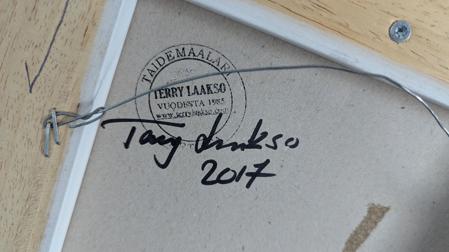 Terry Laakso - Signeerattu Öljyvärimaalaus (2017)