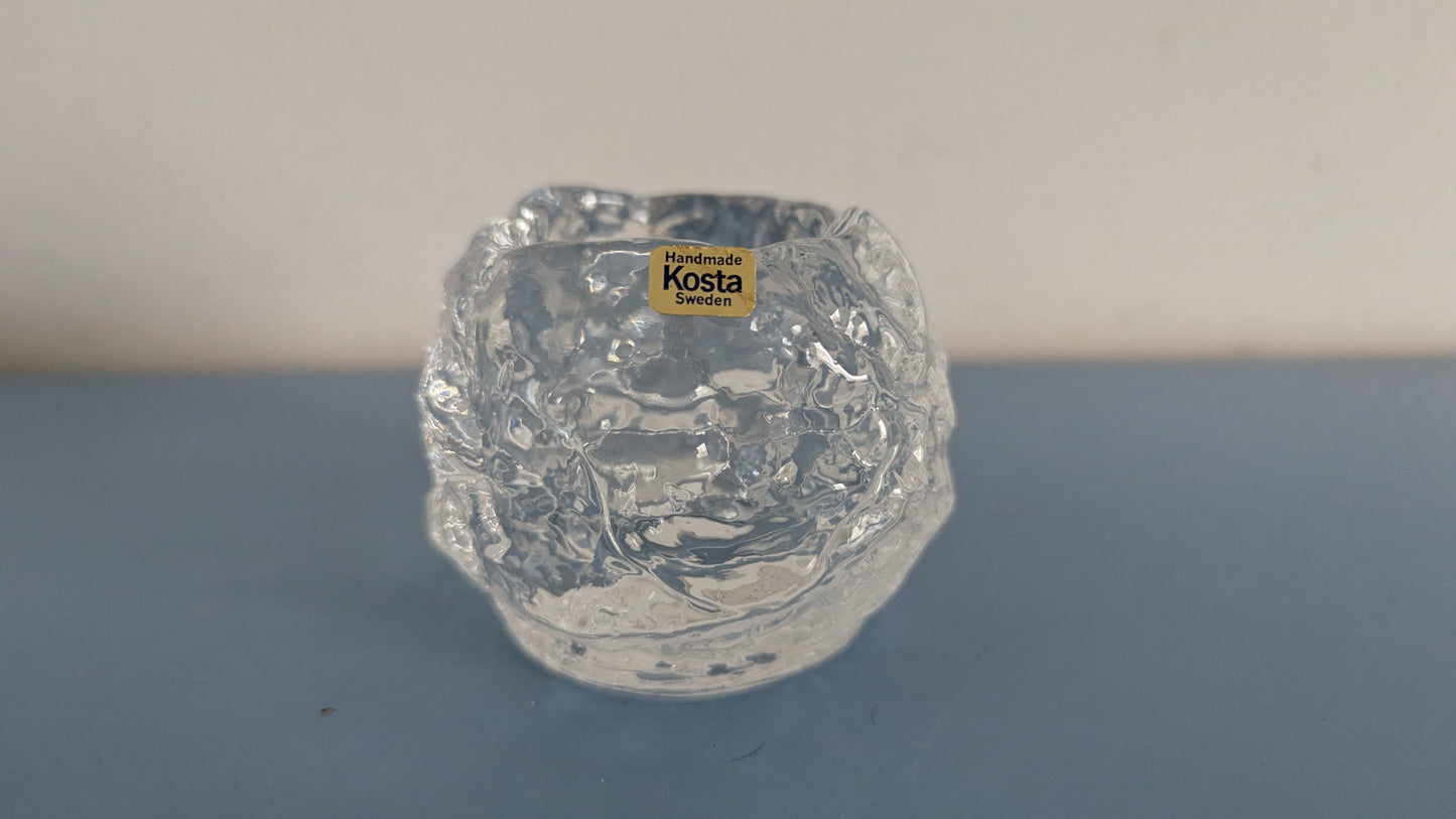 Kosta Boda - Lumipallo Tuikkulyhty (1973, Ann Wolff)