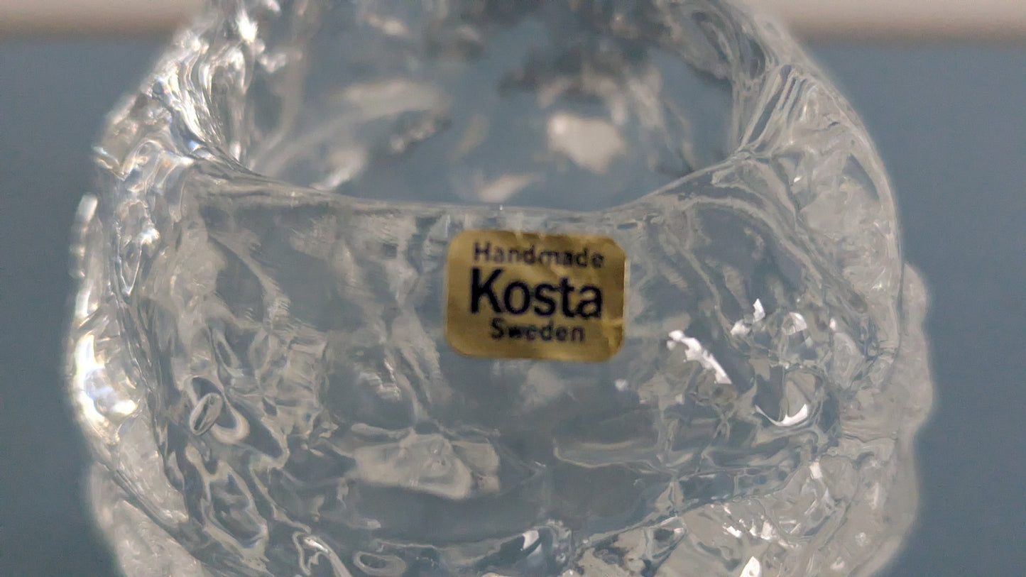 Kosta Boda - Lumipallo Tuikkulyhty (1973, Ann Wolff)