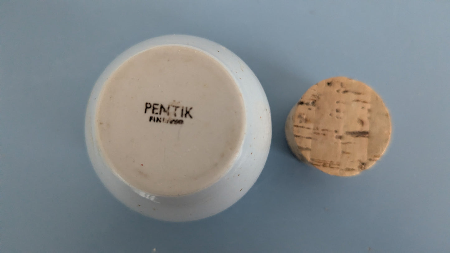 Pentik Vaaleansininen Maustepurkki / Kannellinen Purkki