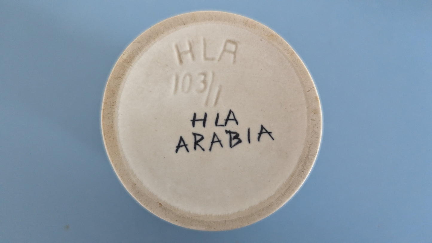 Arabia - HLA-mallin Käsinmaalattu Maljakko (Signeerattu, Hilkka-Liisa Ahola)
