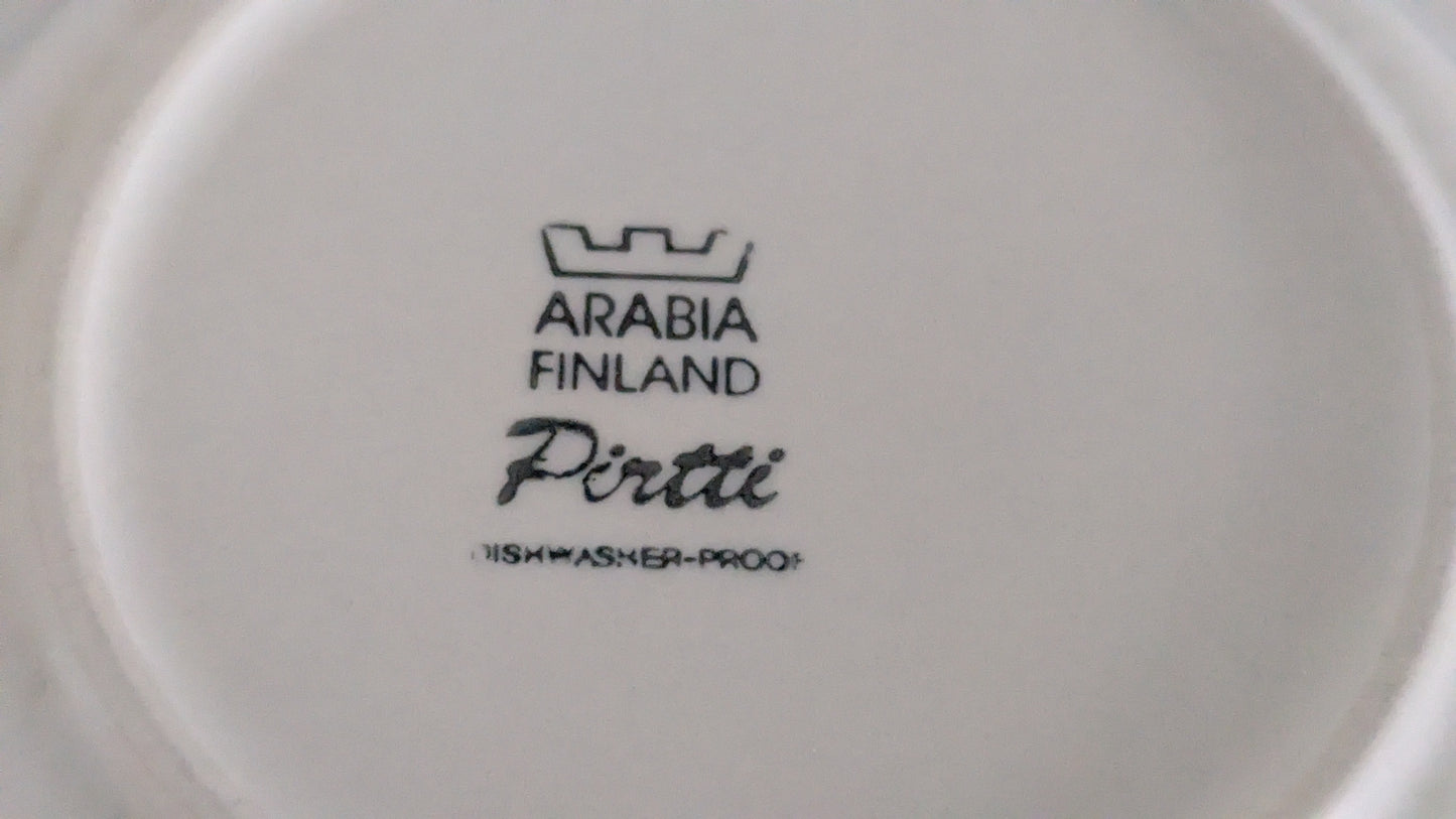 Arabia Pirtti Keittolautanen (6kpl, 1971-1986, Raija Uosikkinen)