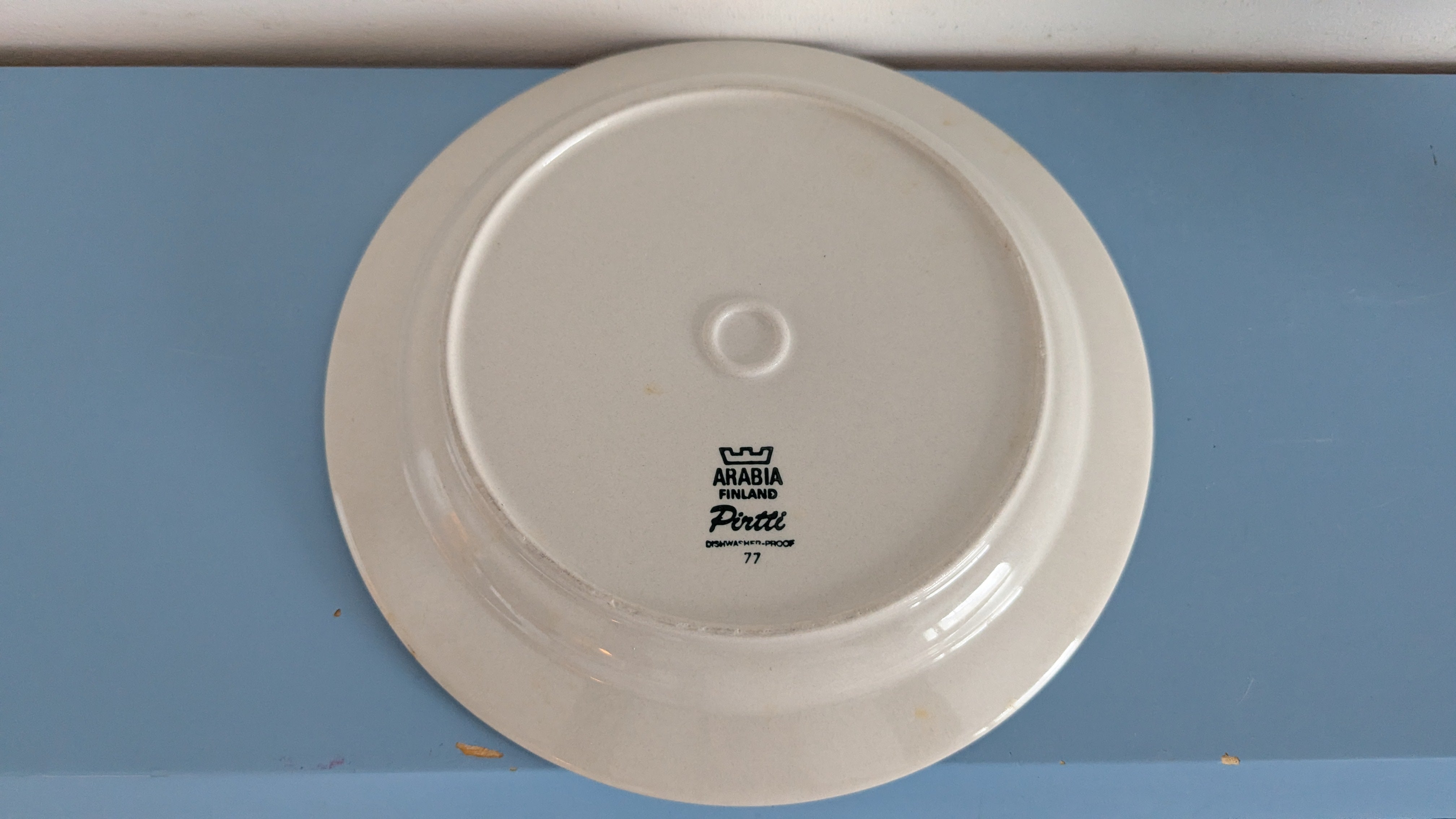 Arabia Pirtti Ruokalautanen (6kpl, 1971-1986, Raija Uosikkinen