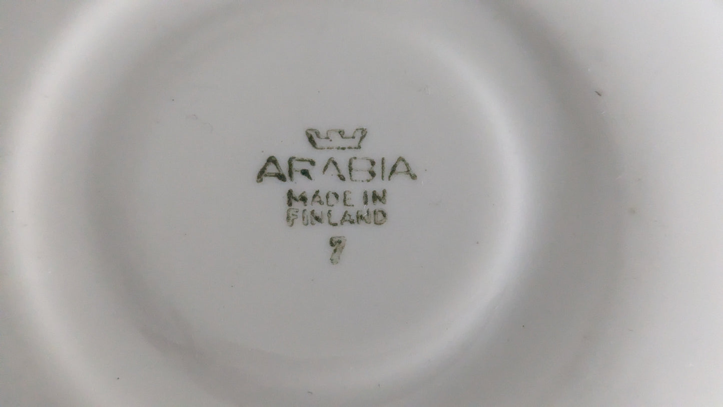 Arabia Sohvi Kahviastiasto Neljälle Hengelle (8-osaa, 1961-1979, Riitta Uosikkinen)