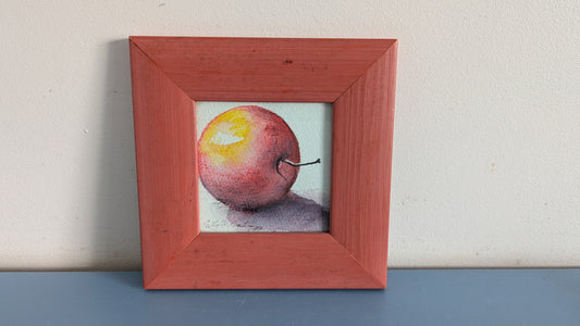 Eila-Maija Veistinen - Omena (Signeerattu Akvarellimaalaus 1999)