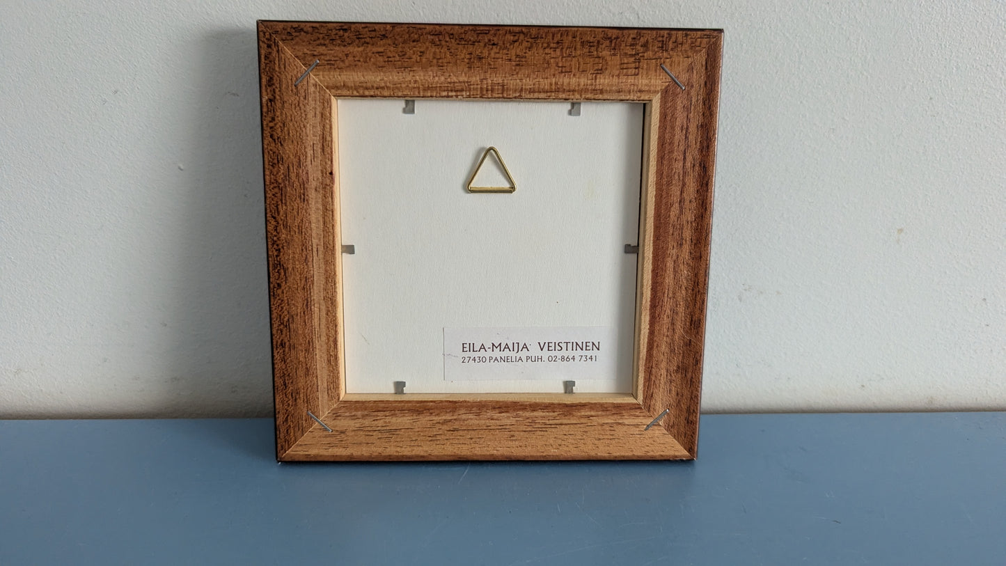 Eila-Maija Veistinen - Omena (Signeerattu Akvarellimaalaus 1999)