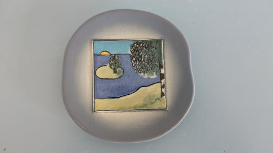 Arabia Kesä Seinälautanen (1985, Heljä Liukko-Sundström)