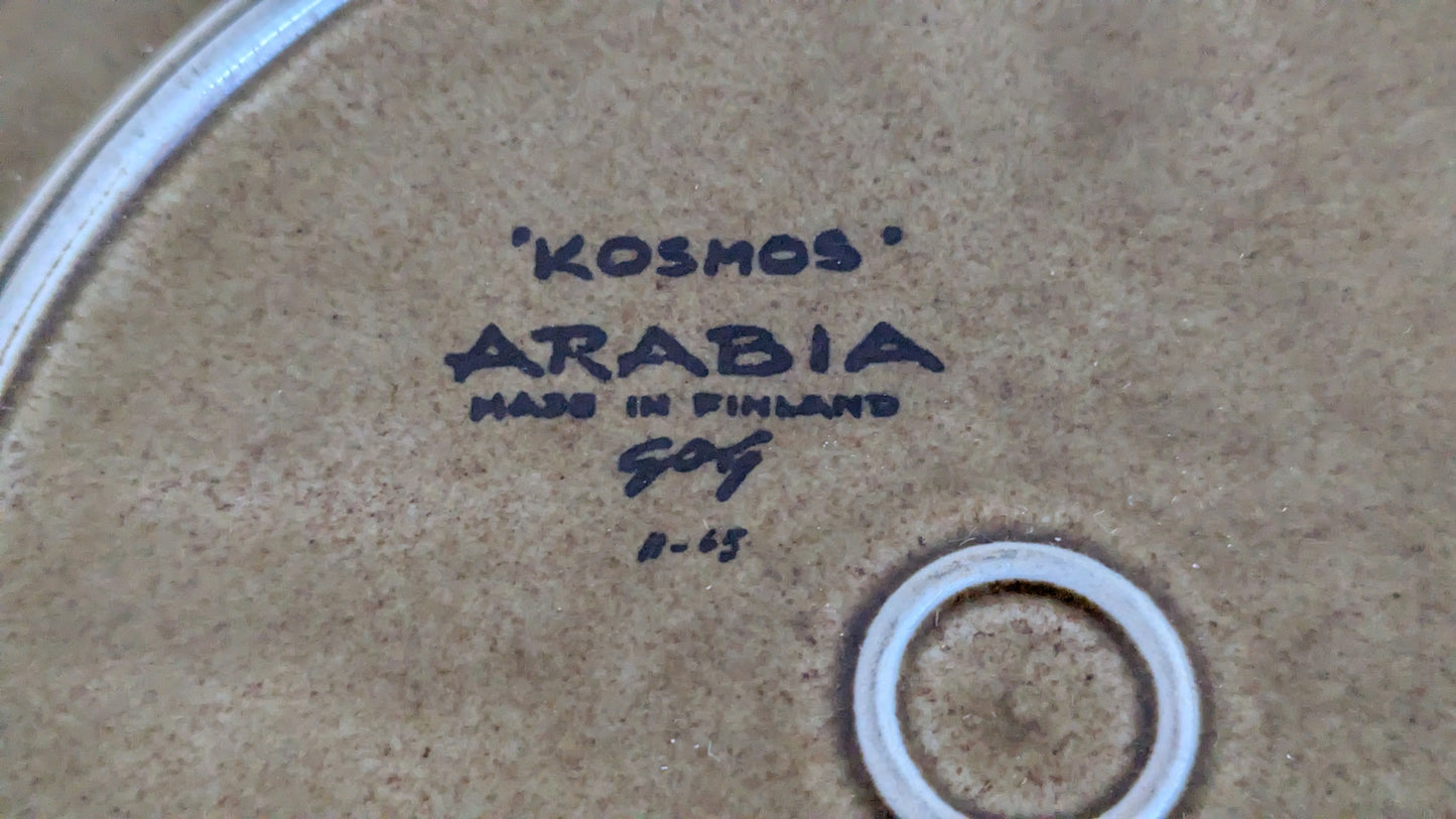 Arabia Kosmos Ruokalautanen (1963-1976, Gunvor Olin-Grönqvist)