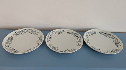 Arabia R2 Leipälautanen / Leivoslautanen (3kpl, 1955-1964, Raija Uosikkinen)