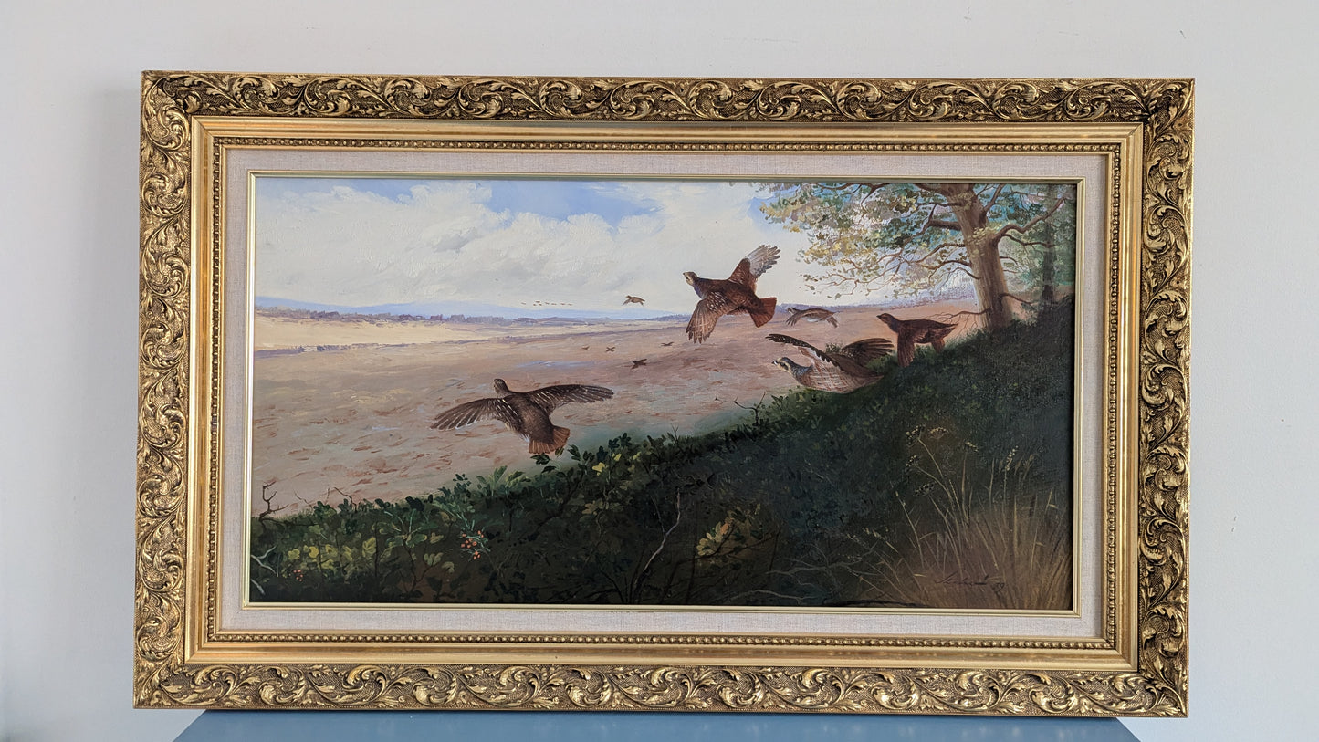 Signeerattu Öljyvärimaalaus Vuodelta 1989