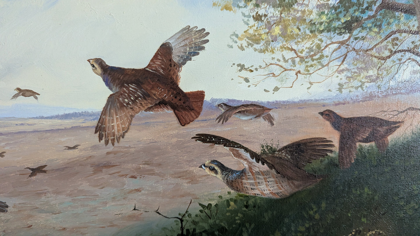 Signeerattu Öljyvärimaalaus Vuodelta 1989