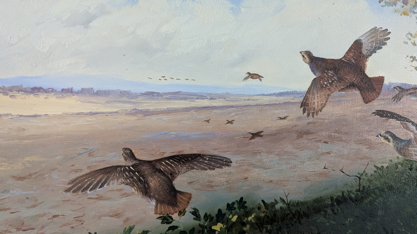 Signeerattu Öljyvärimaalaus Vuodelta 1989