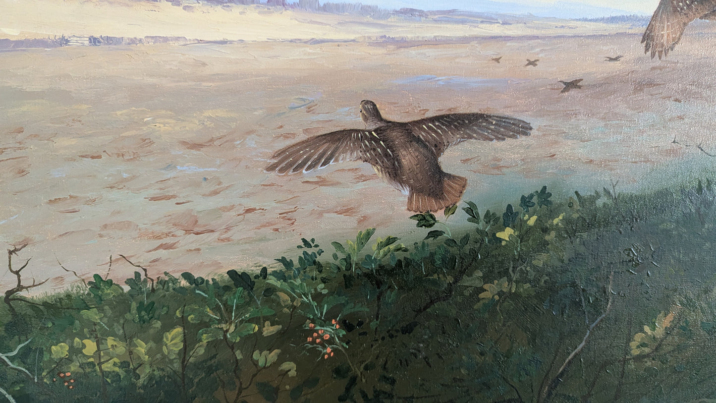 Signeerattu Öljyvärimaalaus Vuodelta 1989