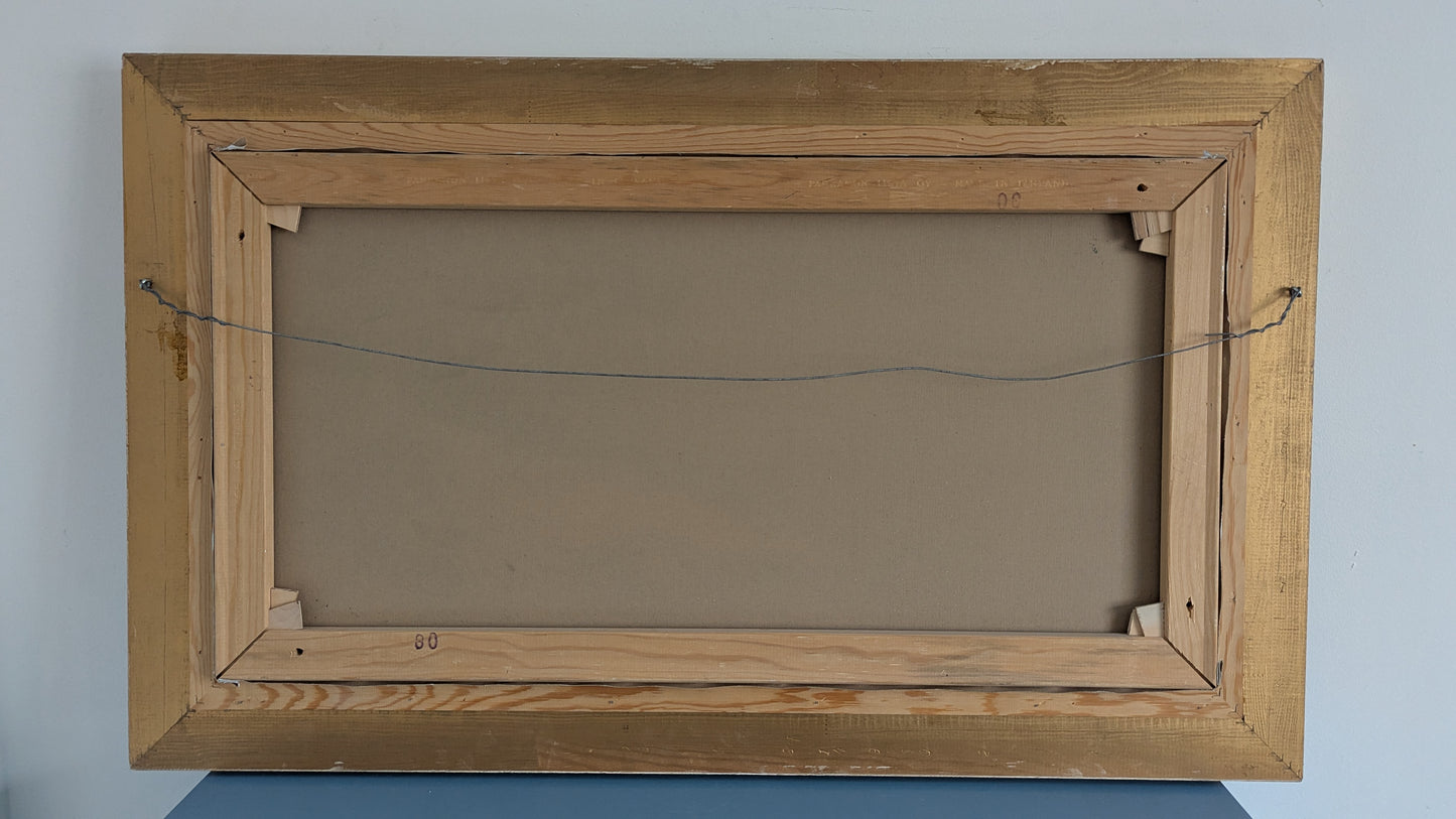 Signeerattu Öljyvärimaalaus Vuodelta 1989