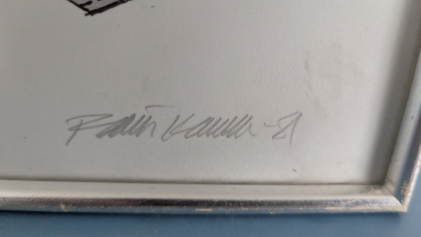 Raimo Kanerva - Signeerattu Grafiikka (1981)