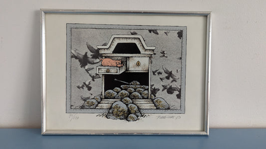 Raimo Kanerva - Signeerattu Grafiikka (1980)