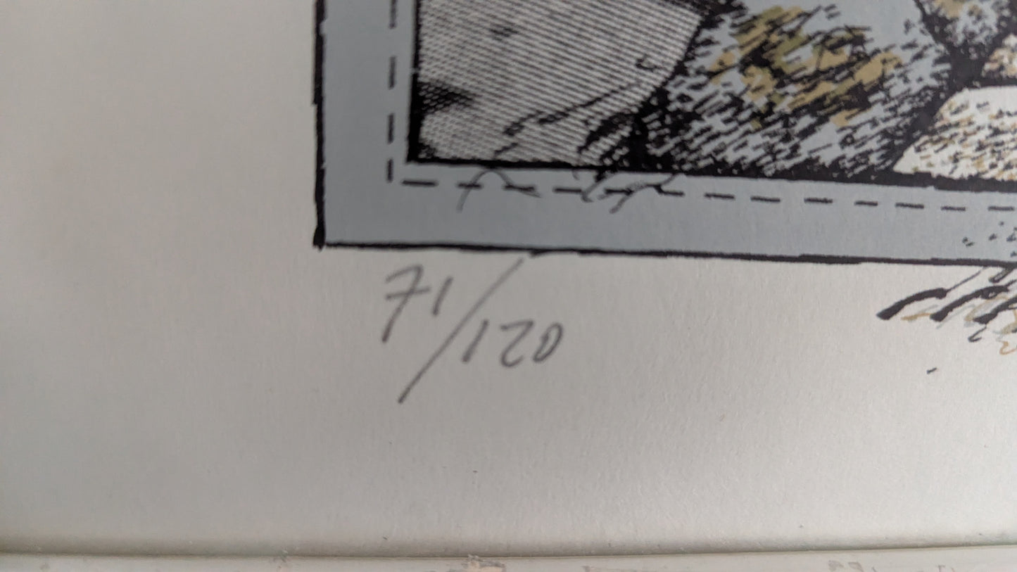 Raimo Kanerva - Signeerattu Grafiikka (1980)