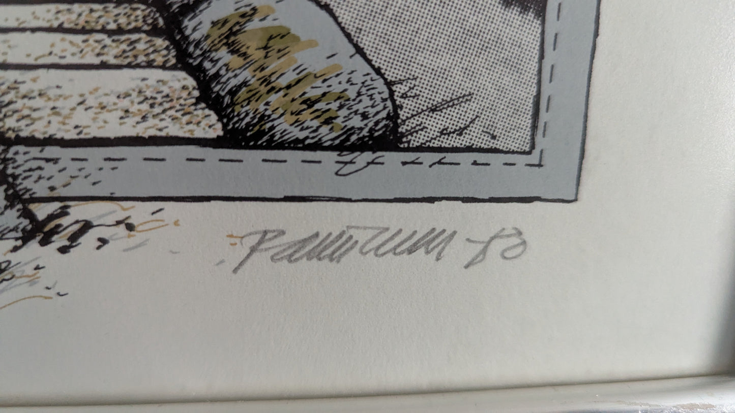 Raimo Kanerva - Signeerattu Grafiikka (1980)