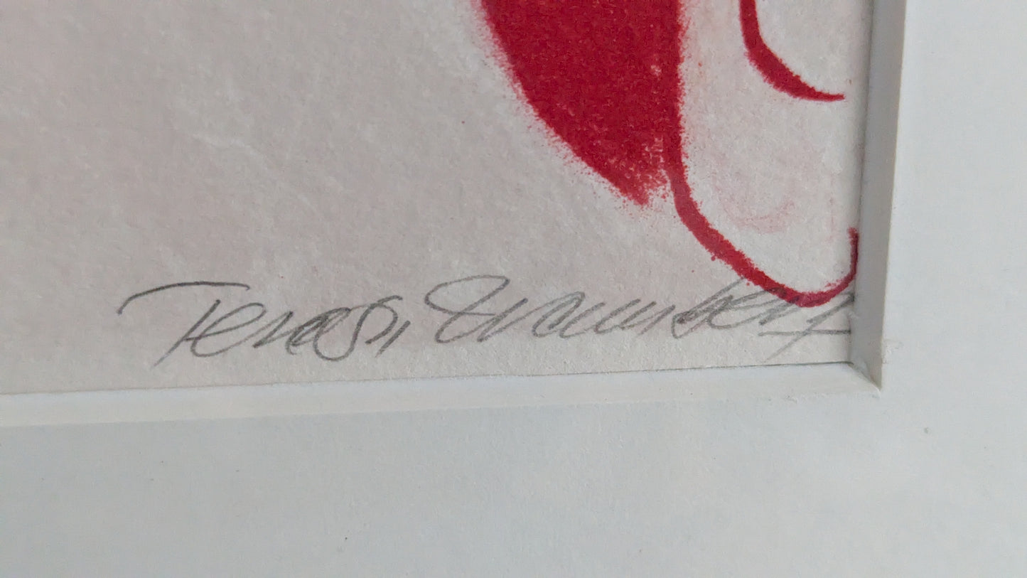 Teresa Wennberg - Signeerattu Litografia