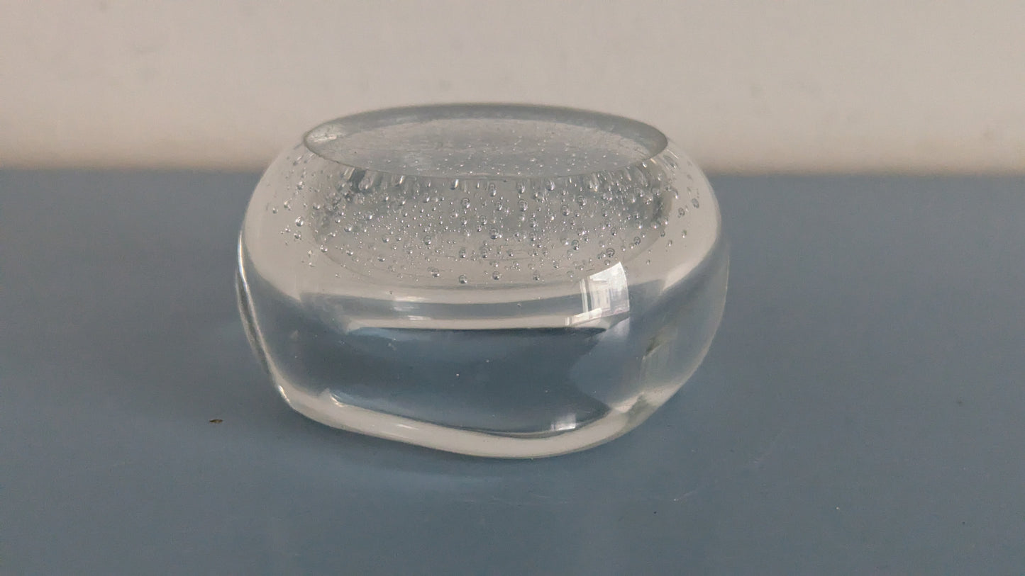 Iittala Soodakupla Malja / Taidelasiesine / Tuhka-astia (1948-1954, Kaj Franck)