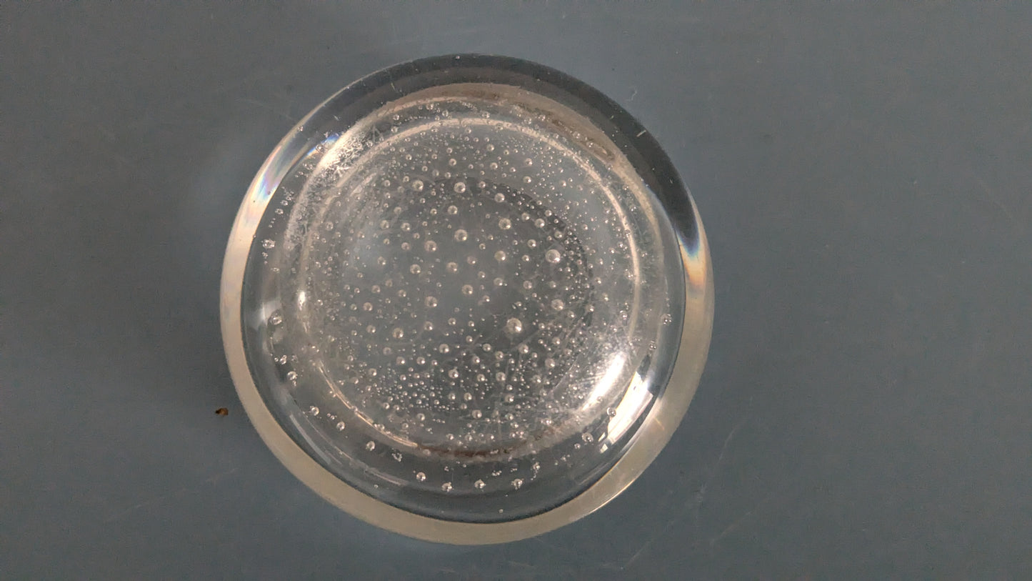 Iittala Soodakupla Malja / Taidelasiesine / Tuhka-astia (1948-1954, Kaj Franck)