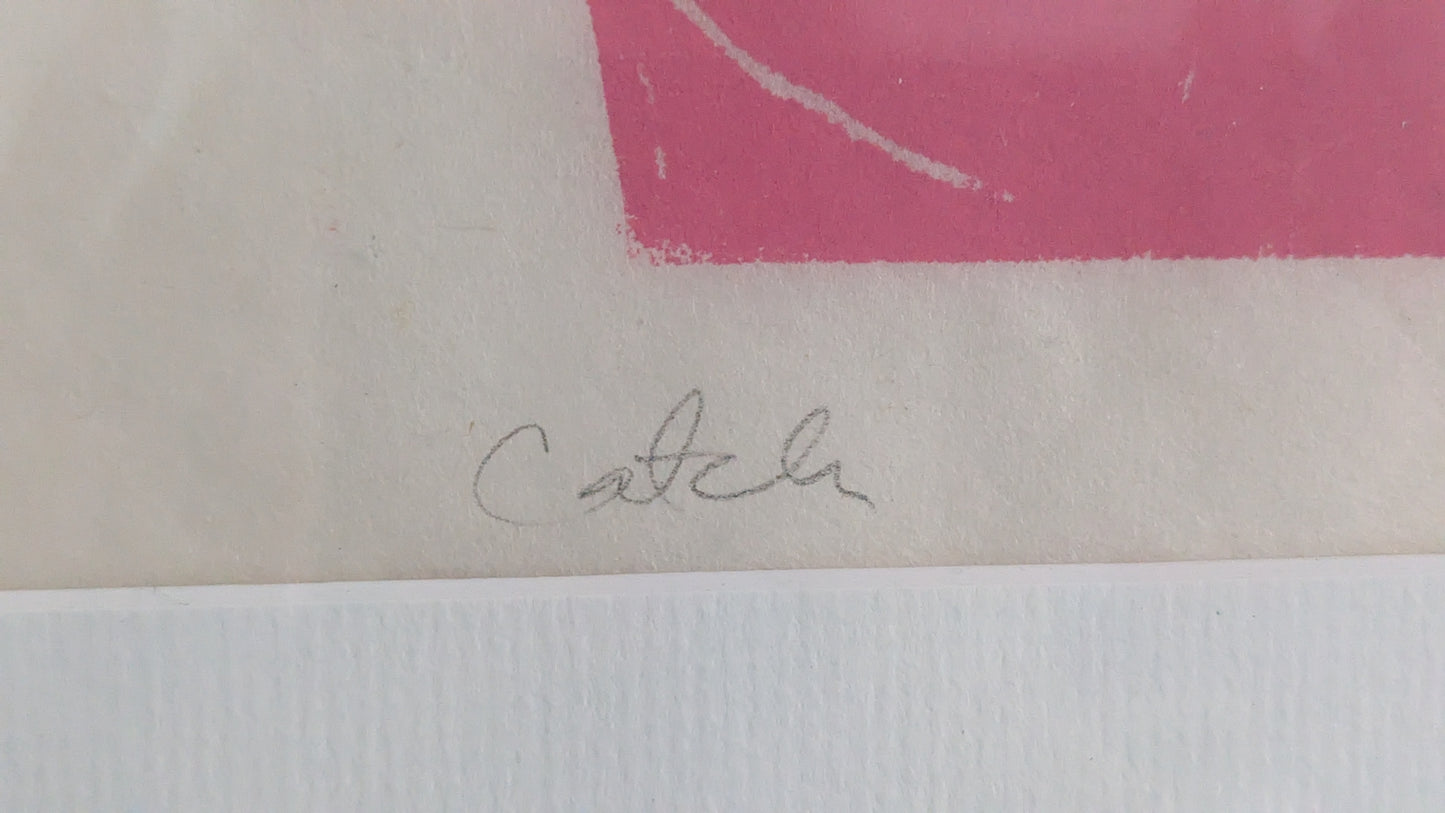 Paula Martikainen - Catch (Signeerattu Puupiirros 2007)