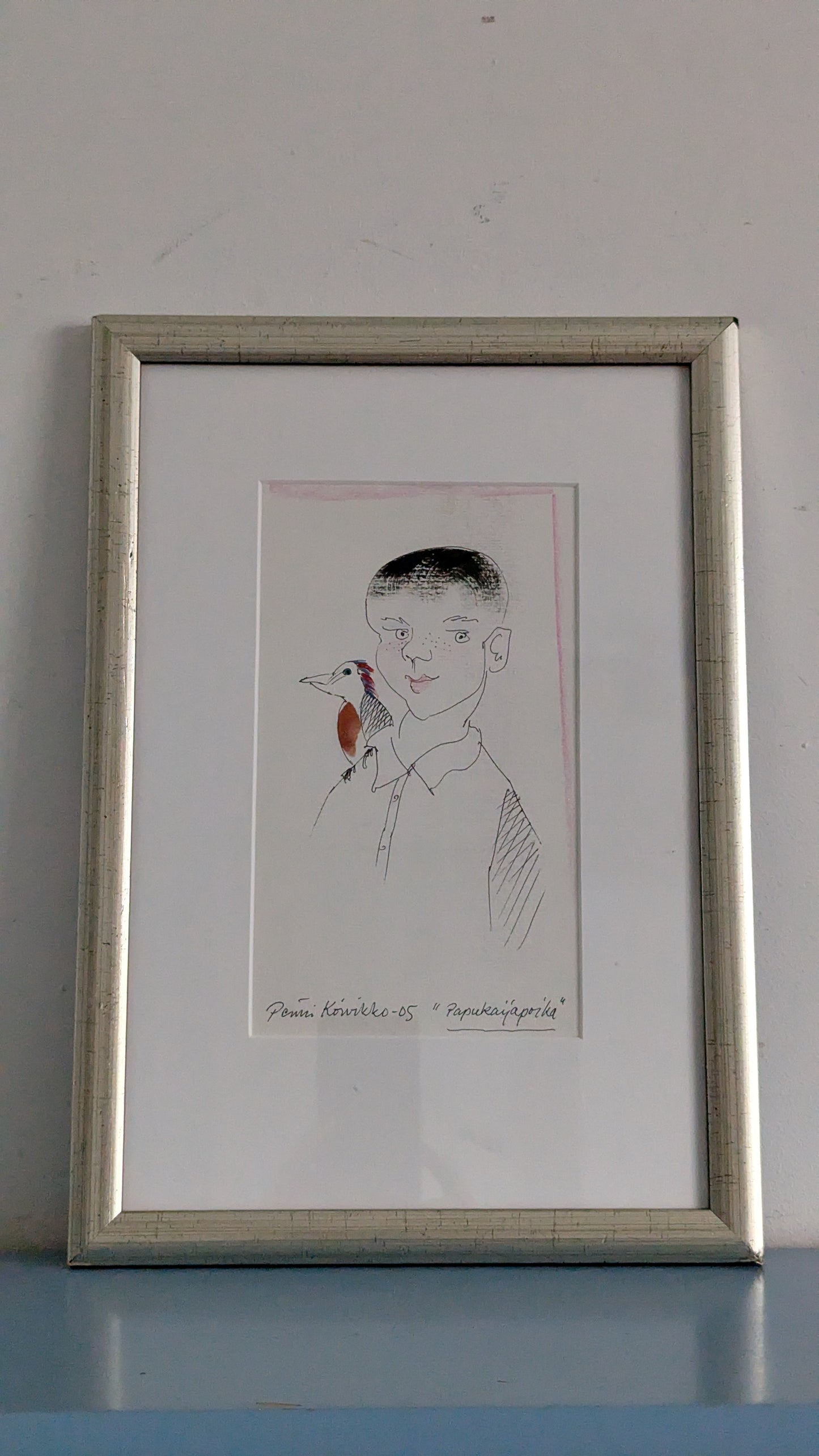 Pentti Koivikko - Papukaijapoika (Signeerattu Sekatekniikka 2007)