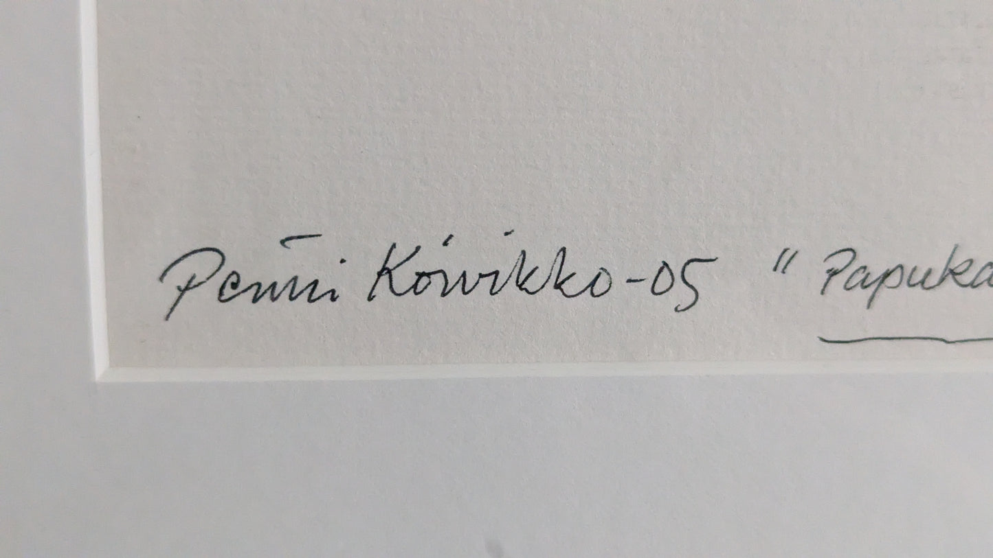 Pentti Koivikko - Papukaijapoika (Signeerattu Sekatekniikka 2007)