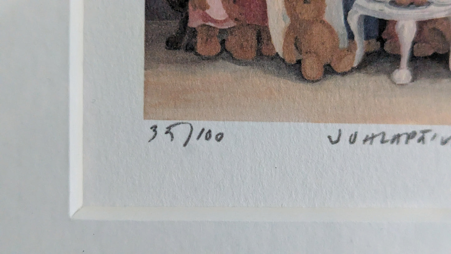 Johanna Oras - Juhlapäivä (Signeerattu Grafiikka 35/100)