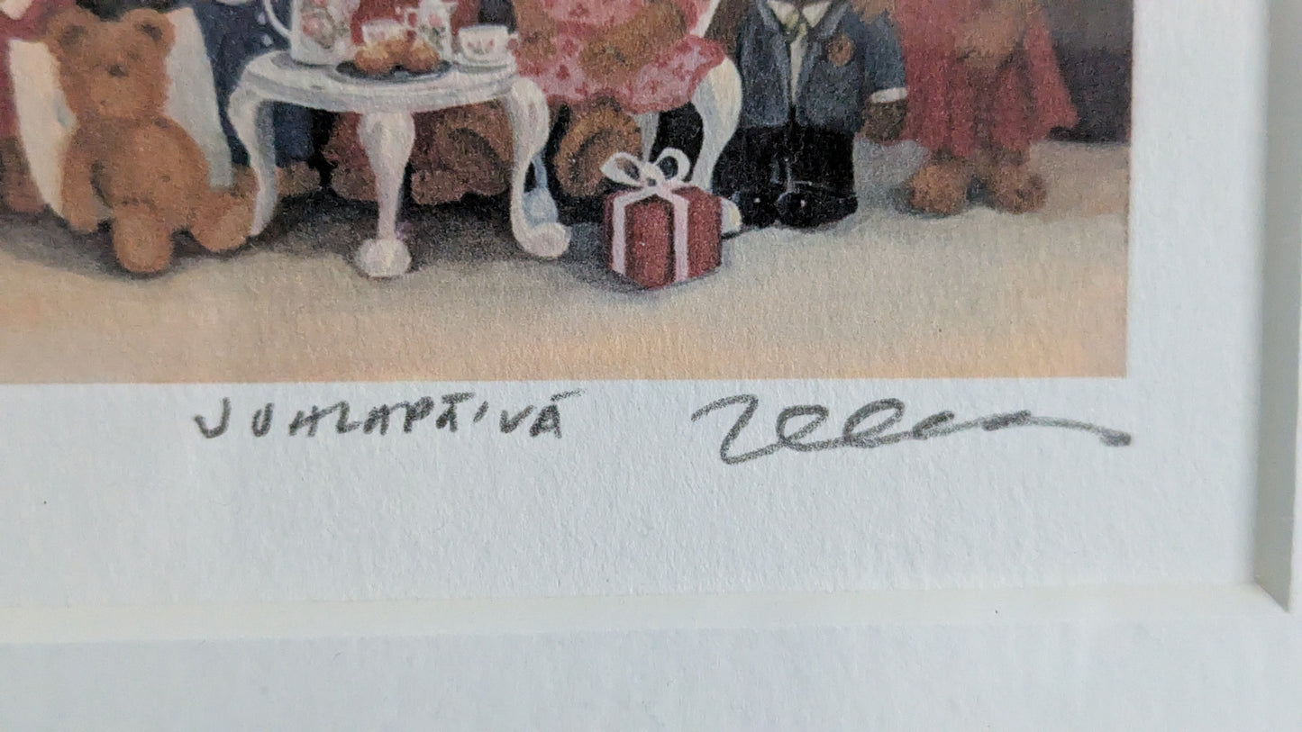 Johanna Oras - Juhlapäivä (Signeerattu Grafiikka 35/100)