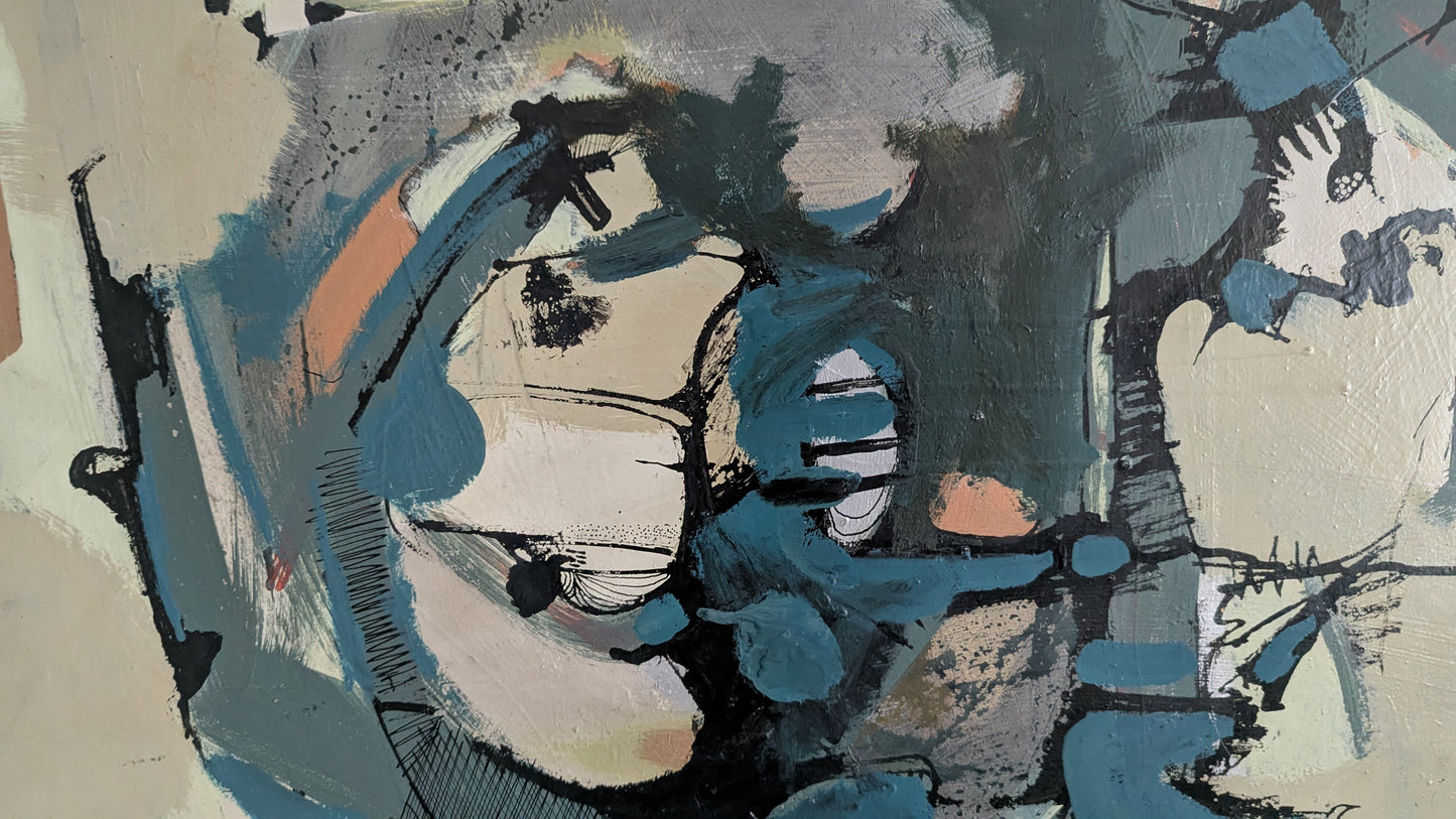 Pertti Kolehmainen - Signeerattu Sekatekniikka (1964)