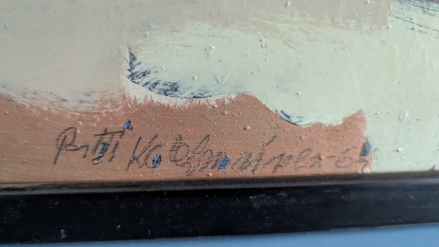 Pertti Kolehmainen - Signeerattu Sekatekniikka (1964)