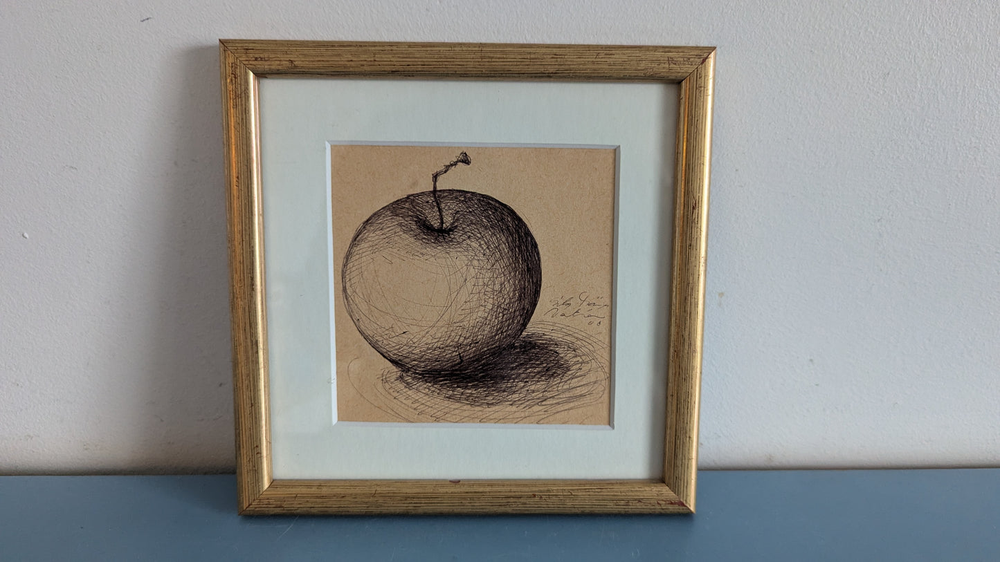 Eila-Maija Veistinen - Omena (Signeerattu Tussityö 2000)