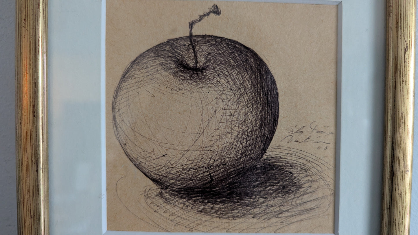 Eila-Maija Veistinen - Omena (Signeerattu Tussityö 2000)