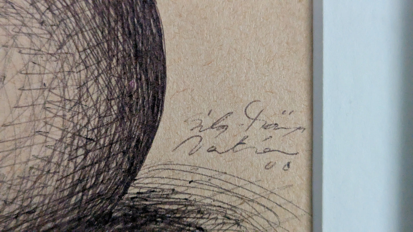 Eila-Maija Veistinen - Omena (Signeerattu Tussityö 2000)