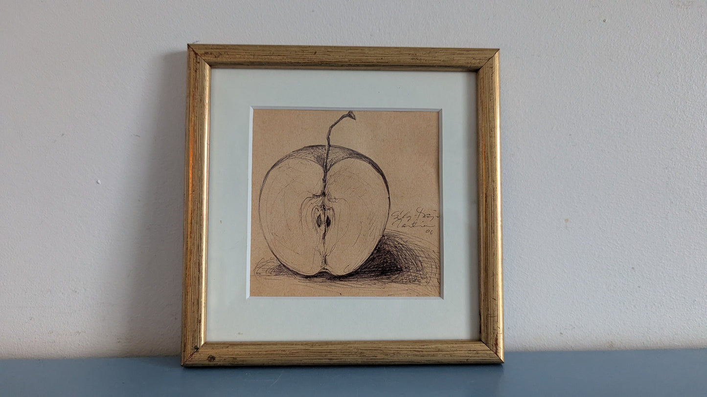 Eila-Maija Veistinen - Omena (Signeerattu Tussityö 2000)