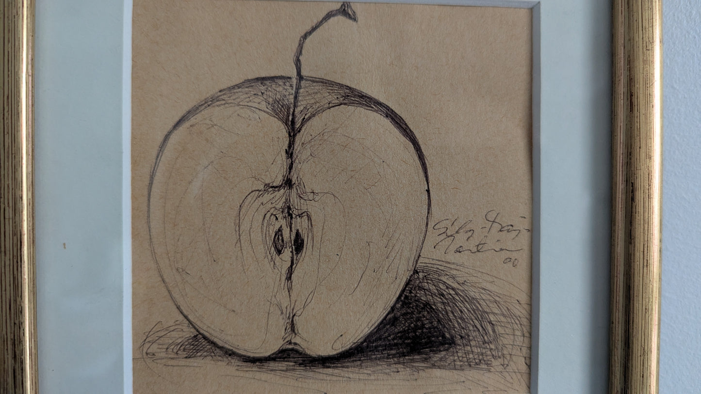 Eila-Maija Veistinen - Omena (Signeerattu Tussityö 2000)