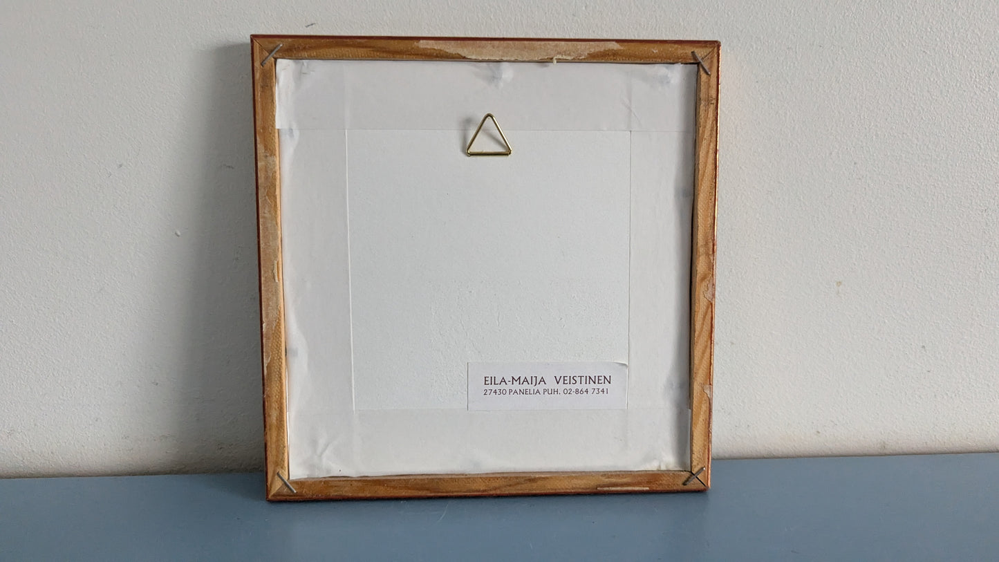 Eila-Maija Veistinen - Omena (Signeerattu Tussityö 2000)